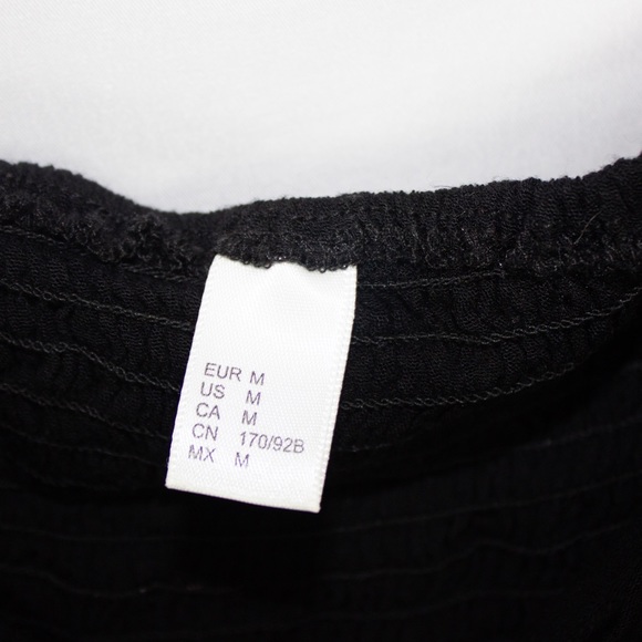 SHEIN | Swim Cover & Off Shoulder Crop Top | Black | M - Picture 10 of 11